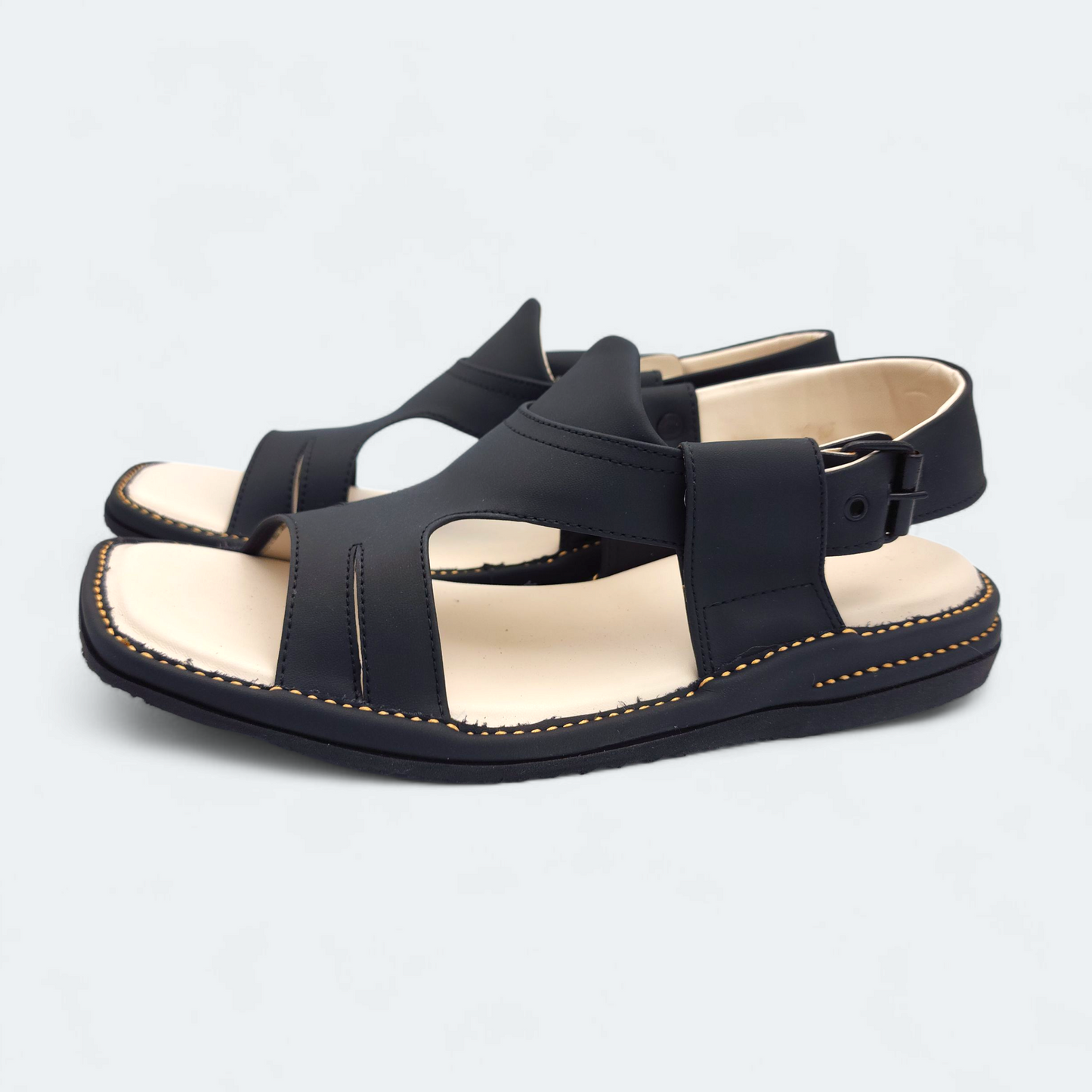 Panjedar Medicated Chappal Light Weight Black
