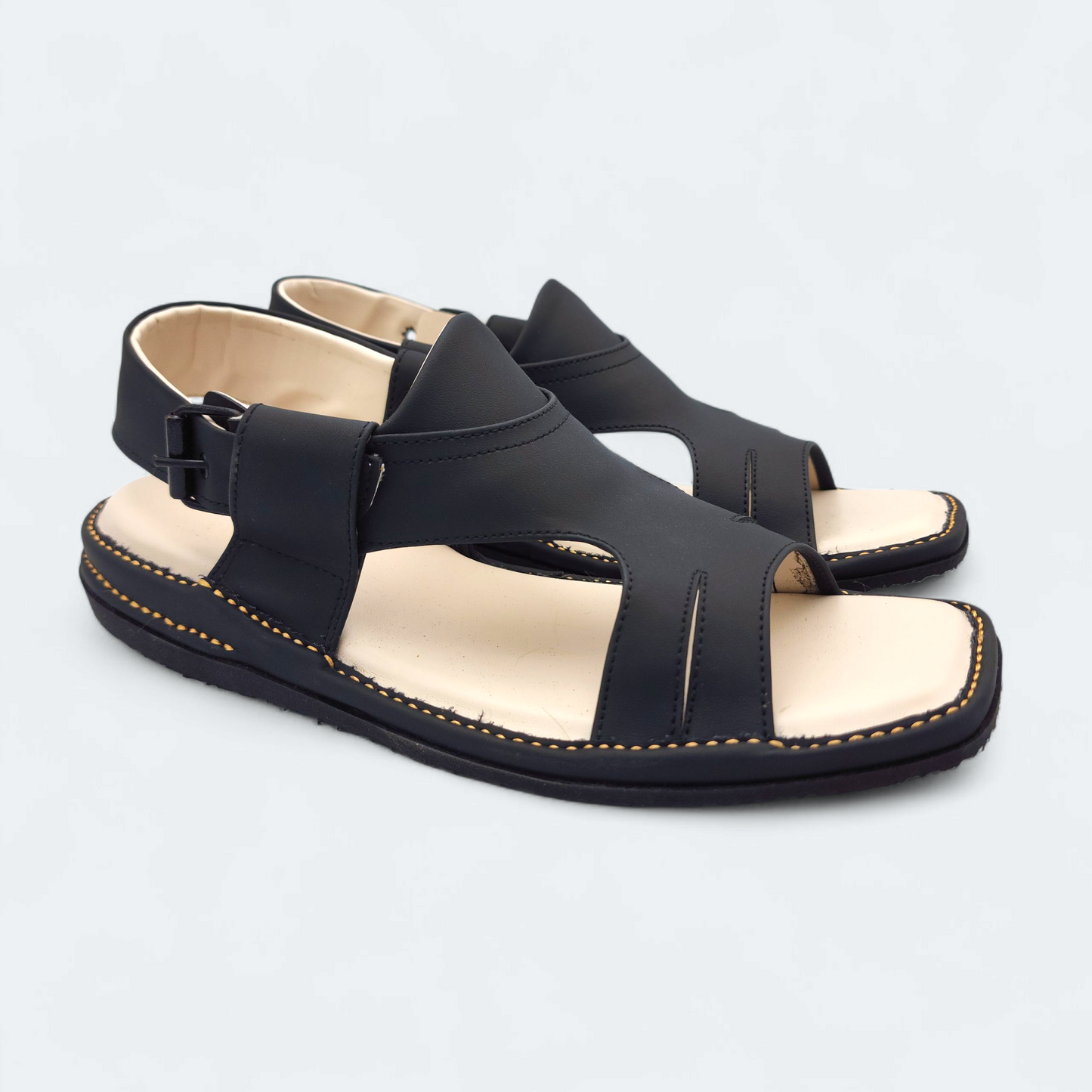 Panjedar Medicated Chappal Light Weight Black
